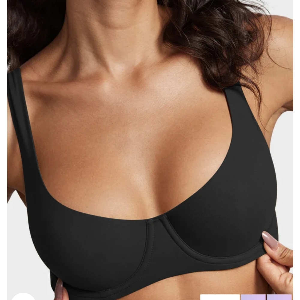 Everyday Black Underwire T-Shirt Bra - Women Intimates